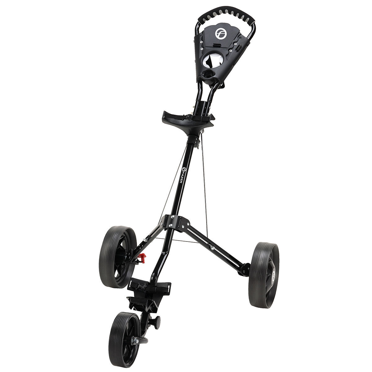 Fazer Black Lightweight 3-Wheel Golf Trolley | American Golf, one size von Fazer