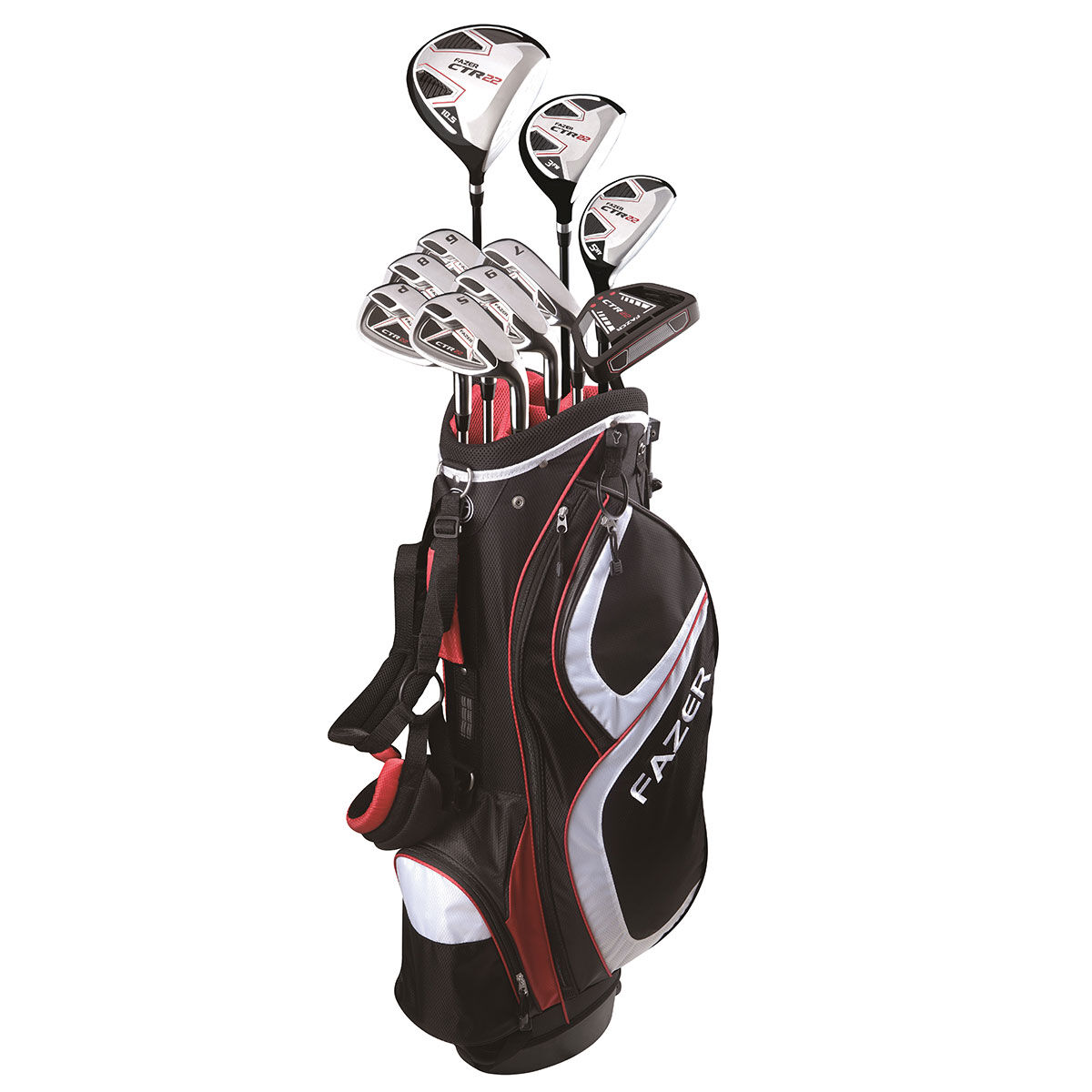 Fazer CTR22 Golf Package Set, Mens, Right hand, Black, One size | American Golf von Fazer