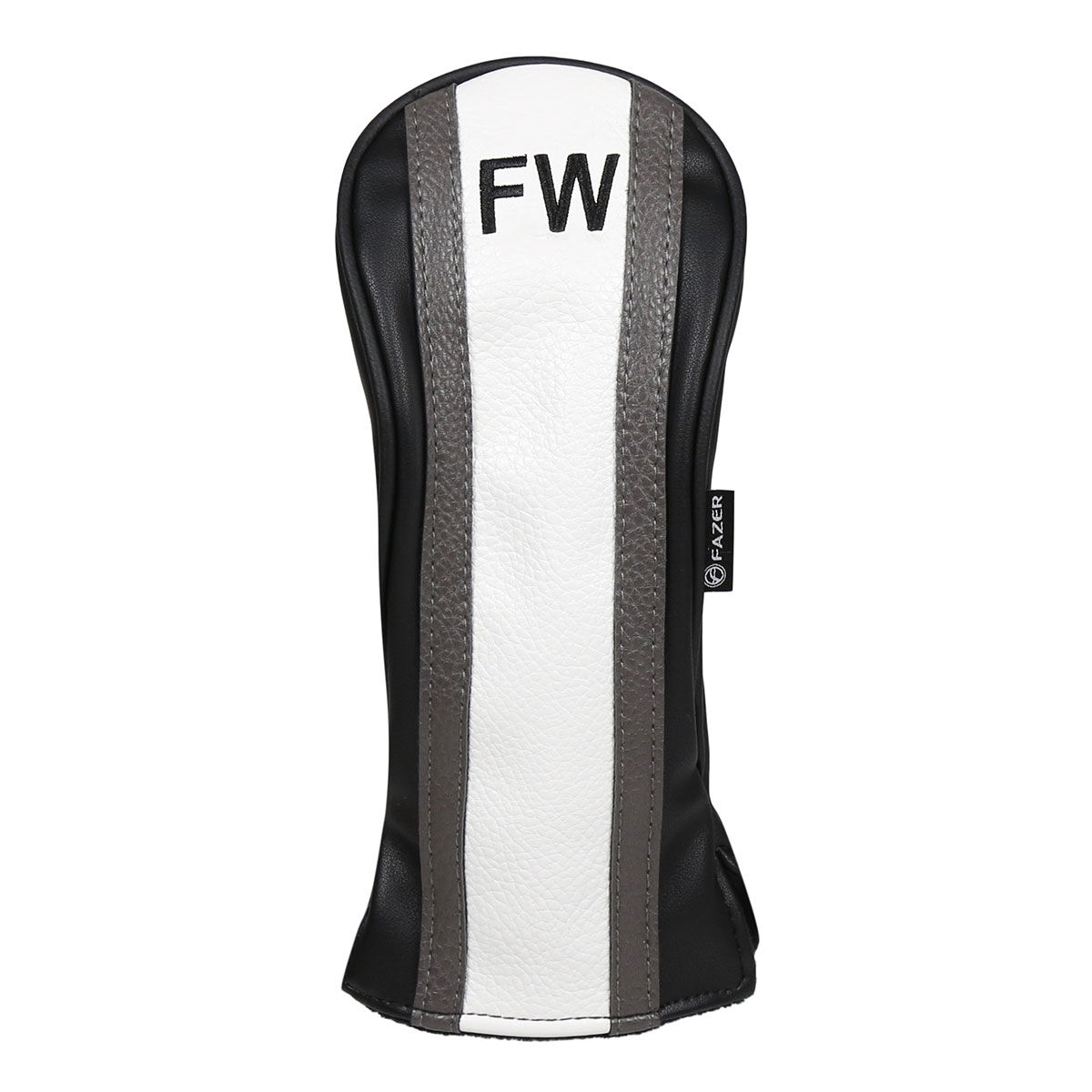 Fazer Golf Fairway Wood Head Cover, Mens, Black/white/grey | American Golf von Fazer