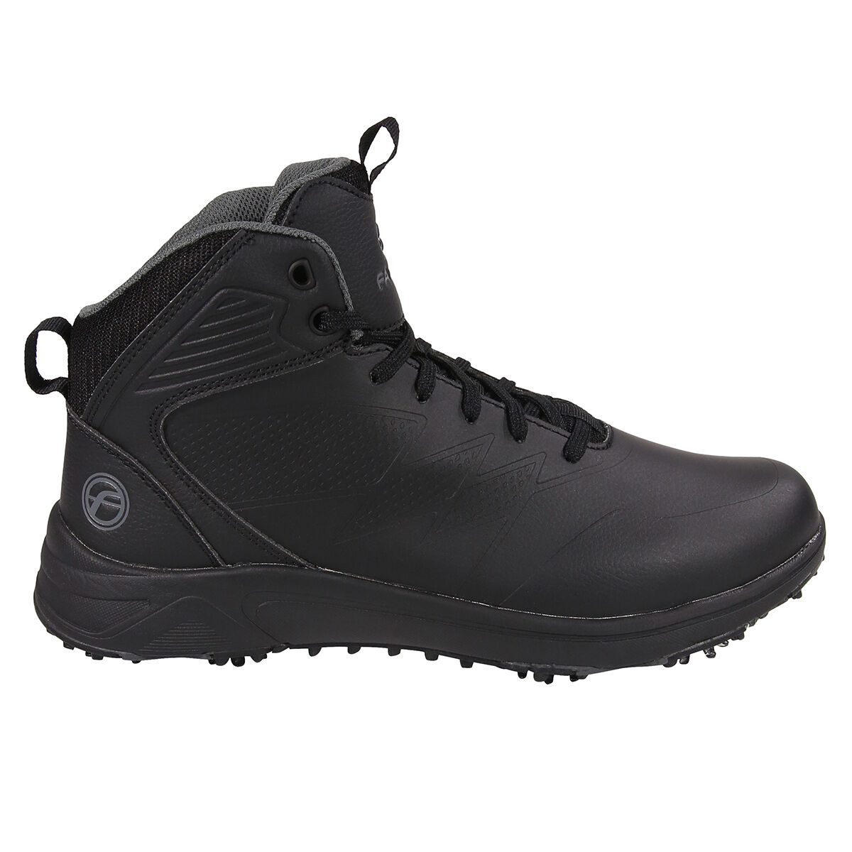Fazer Men's Fortuna 2 Waterproof Spiked Golf Boots, Mens, Black/grey, 10 | American Golf von Fazer