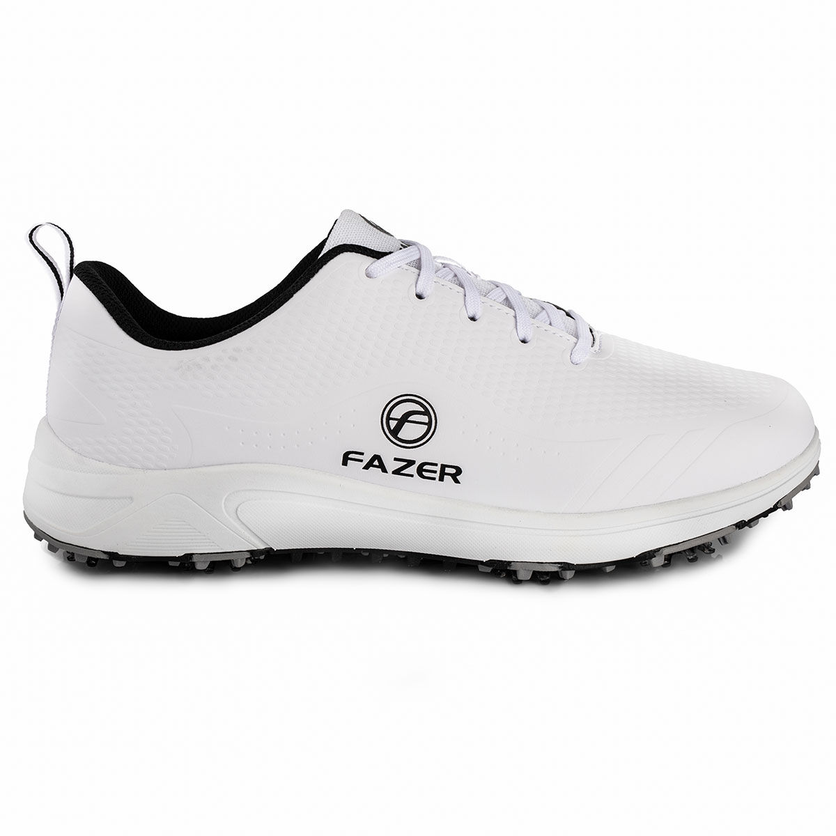 Fazer Mens White Waterproof Ventura Spiked Golf Shoes, Size: 7  | American Golf von Fazer