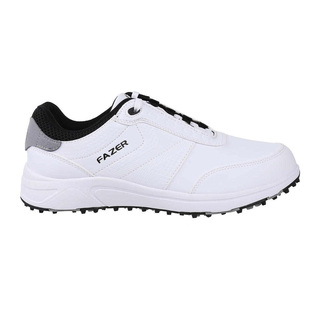 Fazer Golf Shoes, White and Black Waterproof Men's Victory Spikeless, Size: 10 | American Golf von Fazer