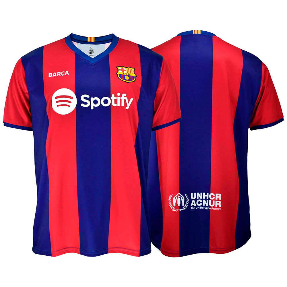 Fc Barcelona Take-down Short Sleeve T-shirt Rot L von Fc Barcelona