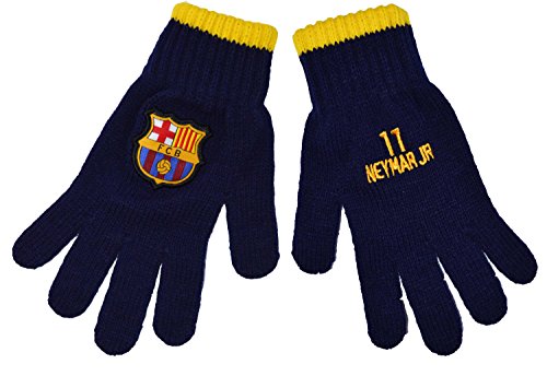 Kinder-Handschuhe (Jungen) Barça – Neymar Jr., offizielle Kollektion des FC Barcelona, Jungen, marine, 6/8a von Fc Barcelone