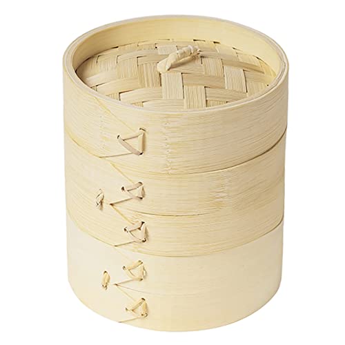 Fcnjsao Bambuskorb Praktische Outdoor Schüssel Tasse Knödel Für Chinesische Asiatische Küche Bambuskorb Praktische Outdoor Schüssel Tasse Knödel von Fcnjsao