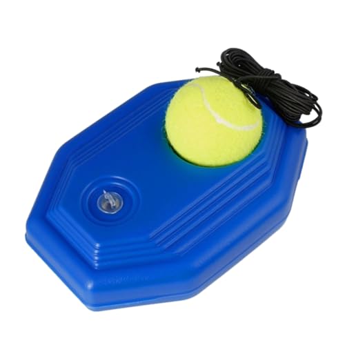 Fcnjsao Tennis-Trainer mit Saitenball, einzelnes Tennis-Übungsgerät, tragbares Trainingsgerät für Anfänger, Sport, Einzel-Tennis-Trainingsgerät für Selbstübung von Fcnjsao