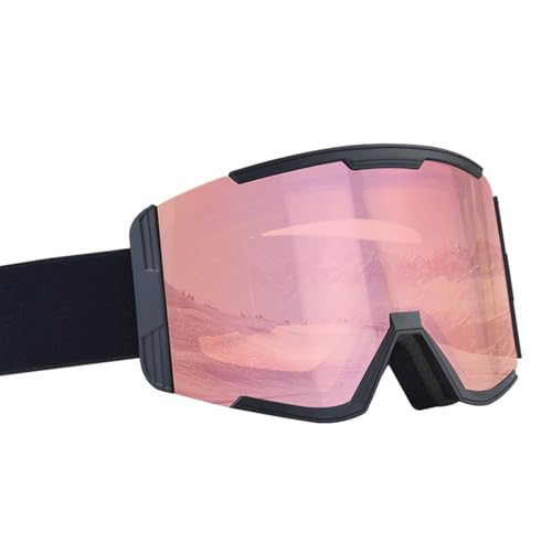 Fcnjsao UV-Schutz, Anti-Beschlag-Gläser, Schneebrille, große Sicht, Skating-Brille, Skibrille für Herren und Damen, Schneebrille, Snowboardbrille, Skibrille von Fcnjsao