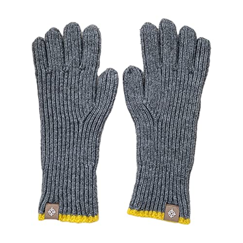 Fcnjsao Winter-Fahrradhandschuhe für Touchscreens, gestrickt, elastische Manschette, Handschuhe für Männer und Frauen, Winter, warmer Anzug, Fahrradhandschuhe von Fcnjsao