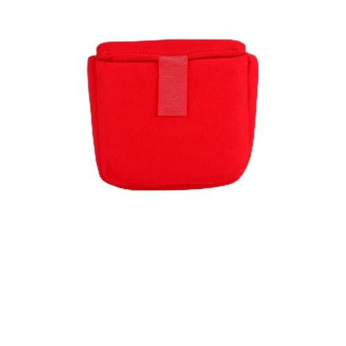 Fdit Kamera-Schutztaschen-Einsatzpolster, Stoßfeste Trennwand, Gepolsterte Tasche mit Oberem Deckel für DSLR-Kamera, Kamerataschen-Zubehör für Professionelle Fotografen (Rot) von Fdit