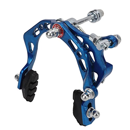 Fdit Mountainbike-Bremssattel aus Aluminiumlegierung, Stabil, Langlebig für Motorräder, Vorderrad-Bremssattel-Set (Blue) von Fdit