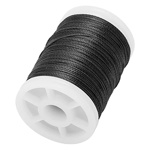 Fdit Polyethylen-Bogenschießen-Servierfaden, Verschleißfestes Bogensehnenmaterial Zum Binden von Peep-Sight-Nock-Wartungszubehör, 110 M (Black) von Fdit