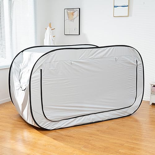 Klappbares Pop-Bett-Zelt für den Außenbereich, Vollständig Geschlossenes Schattierungszelt für und Erwachsene, Camping-Pop-Bett-Zelt aus Hochwertigem Material (White) von Fdit