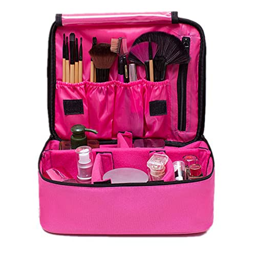 Reise-Make-up-Tasche, Make-up-Organizer mit Großer Kapazität, wasserdichte Tragbare Kosmetiktasche für Frauen, Kosmetikkoffer, Make-up-Aufbewahrungstasche, Reise-Make-up-Koffer, von Fdit