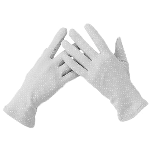Fecfucy Fahrhandschuhe Damen UV-Schutz, Sonnenschutzhandschuhe | Sonnenschutzhandschuhe,Anti-Rutsch-Touchscreen, atmungsaktive, schnell trocknende Sonnenschutzhandschuhe zum Schutz der Hände von Fecfucy