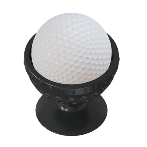 Fecfucy Golfballbürste – weiche Silikon-Unterlegscheibe mit Saugnapf-Unterseite für Golfball, innovative Reinigungsbürste für Golfball, multifunktionales tragbares Golf-Zubehör für Golfliebhaber von Fecfucy