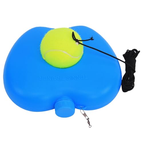 Fecfucy Tennisball-Rebounder – Einzelübungstrainer, Rebound-Ball mit Basis, leichtes Tennis-Übungstrainer-Ausrüstung, verbessert Geschwindigkeit, Hand-Augen-Koordination und Ausdauer von Fecfucy