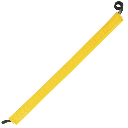 Fehploh 35/50 cm Seil-Schutzhülle, leicht, PVC, Kletterseilschutz, verschleißfester Seilschutz für Outdoor-Klettern (50 cm, Gelb) von Fehploh