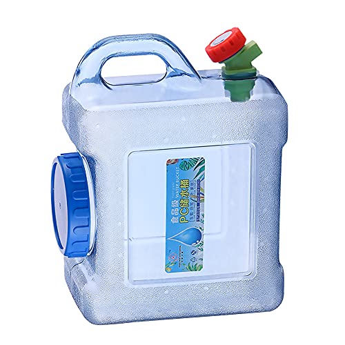 Fehploh 5 l Camping-Wasserbehälter mit Camping-Eimer, tragbar, vielseitig einsetzbar für Outdoor, Wandern, Reisen, Notfall von Fehploh