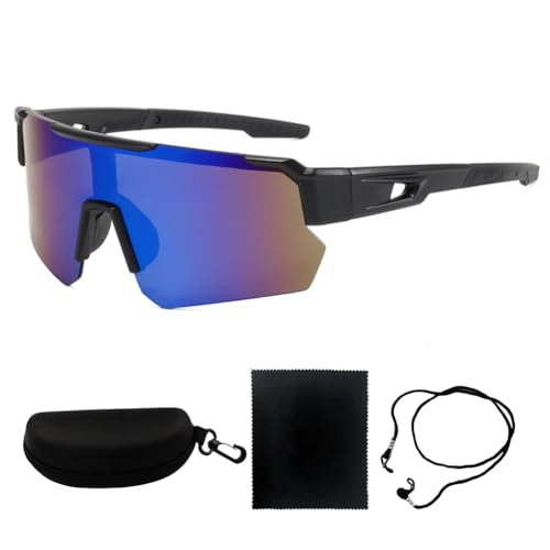 Fehploh Sport Sonnenbrille Polarisiert,Schnelle Fahrradbrille Herren Damen UV400 Schutzbrille für Outdooraktivitäten Wie Radfahren Ski Fischen Laufen von Fehploh