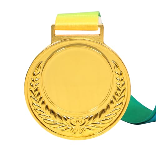 Fehploh Sports Rewards Wettbewerbsauszeichnungen, Siegermedaillen aus Metall, 6,5 cm, Gold-/Silber-/Bronzemedaille, Auszeichnungsmedaillen for Sportschulwettbewerbe (Gold) von Fehploh