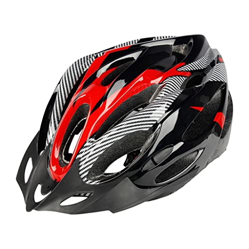 Fahrrad Helm Herren MTB [4 Farben] Sommer Sportart Atmungsaktiver Splice Farbe Fahrradhelm Fahrrad Mütze Damen Herren Schutzhelme Helm Fahrradhelm Einstellbarer 57-64 cm von FeiliandaJJ