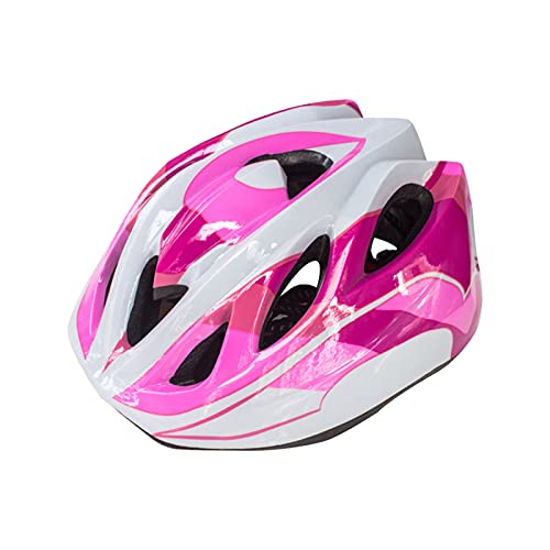 Fahrradhelm Kinder Mädchen MTB Kinder Fahrrad Mütze Jungen Kinder Splice Farbe Schutzhelme Helm Kinder Fahrradmütze Fahrradhelm Einstellbarer 45-54 cm von FeiliandaJJ