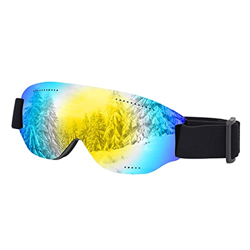 Felenny Ski Brille Snowboard Brille für Männer Frauen & Jugend Anti-Uv Winddicht Gläser für Outdoor Radfahren Reiten Schneemobil von Felenny