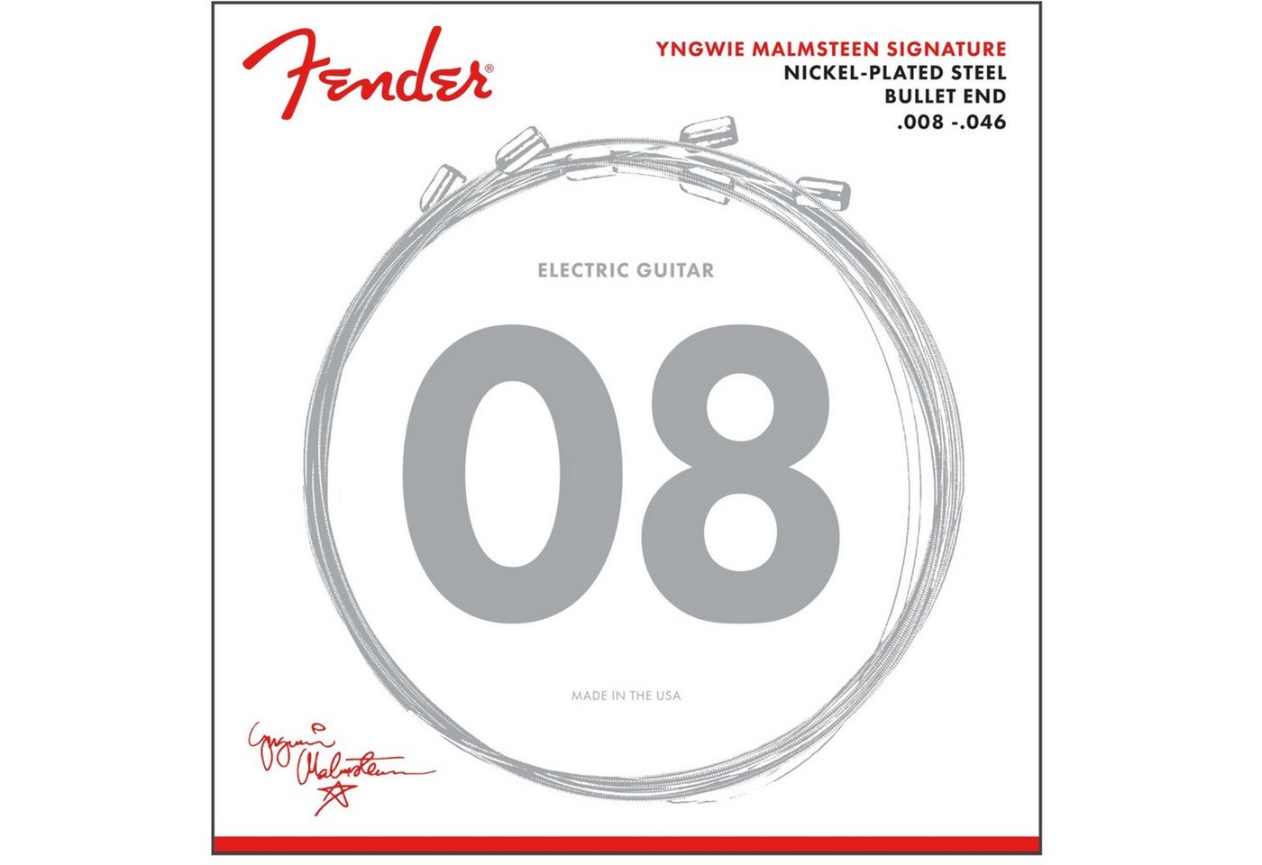 Fender Saiten, Yngwie Malmsteen Signature Electric Guitar Strings - E-Gitarrensaite von Fender