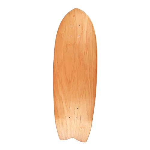 Fenteer Blanko-Skateboard-Deck, Blanko-Longboard-Deck, Holzdeck, Kinder-DIY-Skateboard für Teenager, Kinder, Jungen und Mädchen, 28 Zoll von Fenteer