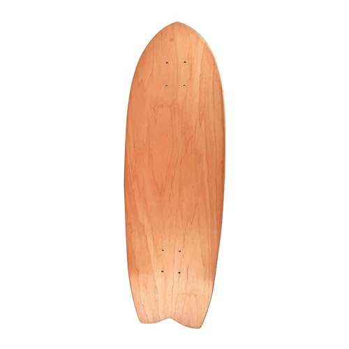 Fenteer Blanko-Skateboard-Deck, Blanko-Longboard-Deck, Holzdeck, Kinder-DIY-Skateboard für Teenager, Kinder, Jungen und Mädchen, 32 Zoll von Fenteer