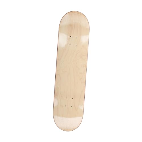 Fenteer Blanko-Skateboarddeck, 31" x 8", für Kunstmalerei, unbemaltes, leichtes Deck, DIY-Skateboard für Jungen, Mädchen, Kinder, Kanadischer Ahorn von Fenteer