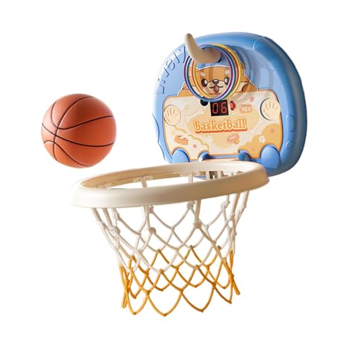 Fenteer Mini-Basketballkorb für den Innenbereich, höhenverstellbar, interaktives Eltern-Kind-Spielzeug für Jungen und Mädchen, Kinder, Hunde von Fenteer