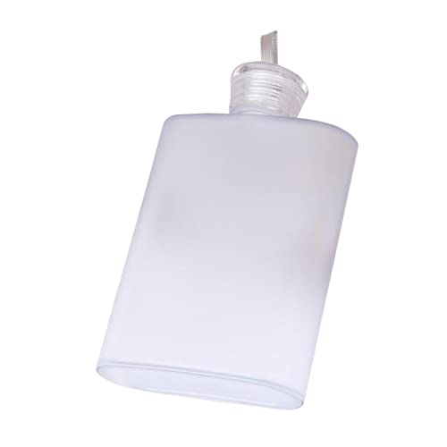 Fenteer Portable Flache Trinkflasche/Wasserflasche für Reise - 400ml - Weiß von Fenteer