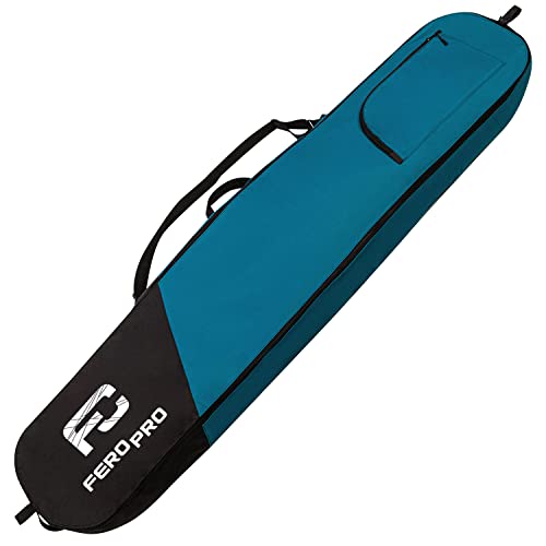 Ferocity Premium Snowboardtasche Board Bag Snowboardbag Abdeckung 170 cm aus Wasserdichtem Polyester mit Tragegurt und Schultergurt Dunkelblau Blau Dark Navy Blue [051] von Ferocity