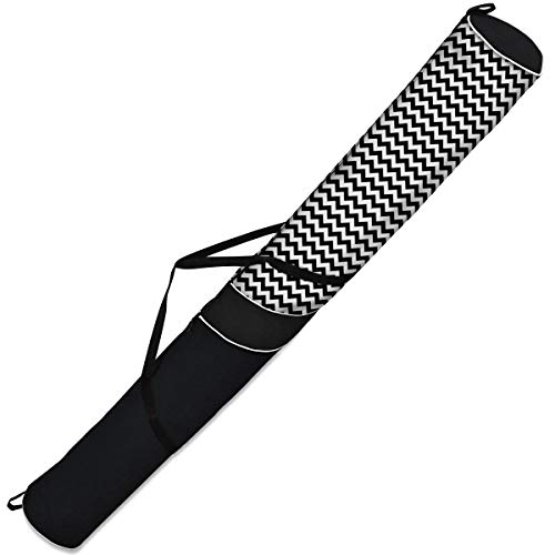 Ferocity Skitasche Skisack für 1 Paar Ski 170 cm Lang Ski Bag Zig Zag [053] von Ferocity