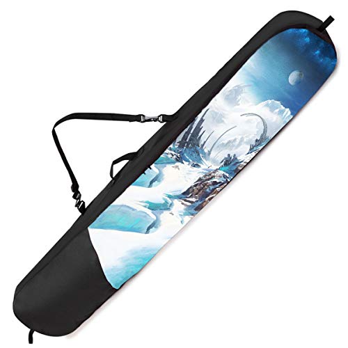 Ferocity Snowboardtasche für Kinder klein-Board Bag Snowboardbag 125 cm für EIN Mädchen und einen Jungen Winter-Muster Platz NEU [051] von Ferocity