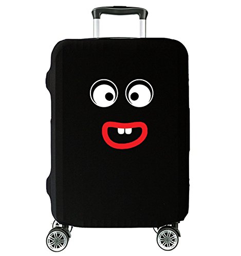 Hochelastische Reise-Koffer Abdeckung Schutzabdeckung Kofferschutzhülle Kofferbezug Kofferhülle Groß 27"-30" Monster [083] von Ferocity
