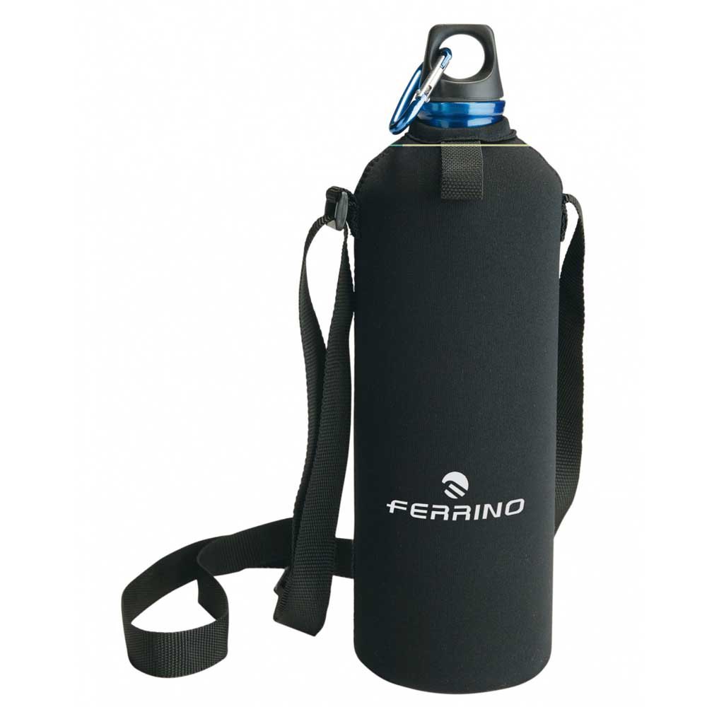 Ferrino Alu Drink Neoprene 1l Schwarz von Ferrino