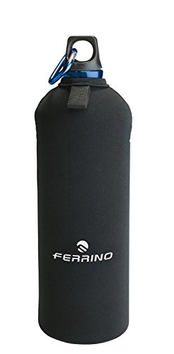 Ferrino Alu Drink with Cover Thermoskanne für Camping und Wandern, Unisex, für Erwachsene, 1 Liter von Ferrino