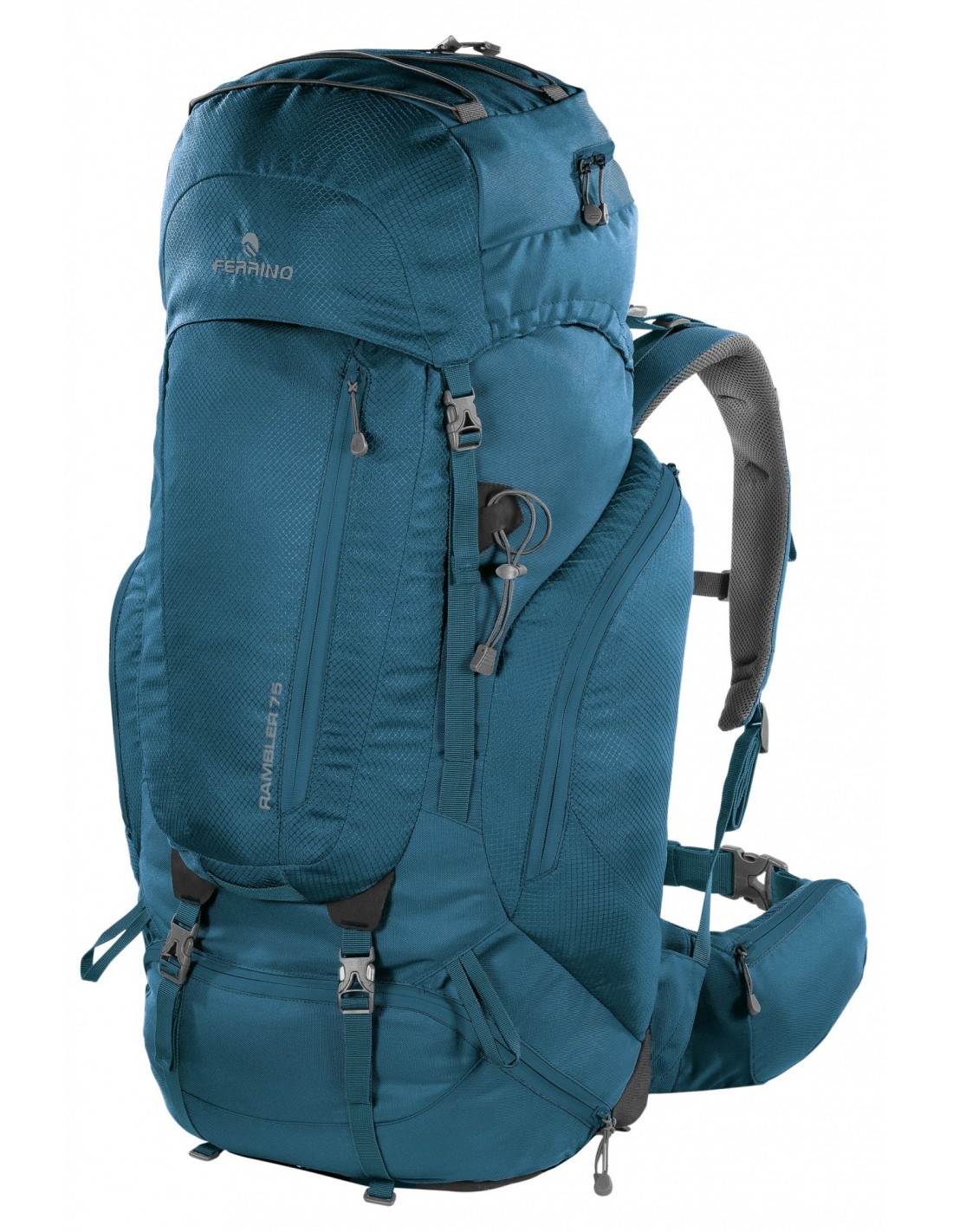 Ferrino BACKPACK RAMBLER 75 (BLUE) Rucksackart - Wandern & Trekking, Rucksackfarbe - Blau, Rucksackvolumen - 71 - 75 Liter, von Ferrino