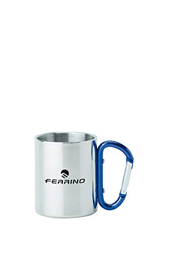 Ferrino Tasse mit Karabinerhaken, grau, 32,4 x 17,1 x 21 cm, 500 ml von Ferrino