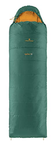 Ferrino Unisex – Erwachsene Lightec Schlafsack, grün, 215 x 75 von Ferrino