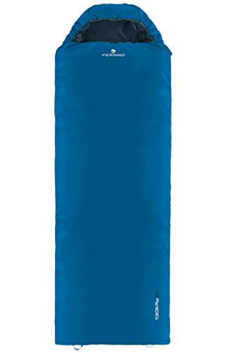 Ferrino Unisex – Erwachsene Yukon Plus Sq Schlafsack, blau, Einheitsgröße von Ferrino