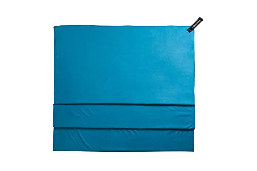 Ferrino X-Lite Towel L blau Microfaser schnelltrocknend m. Karabiner von Ferrino