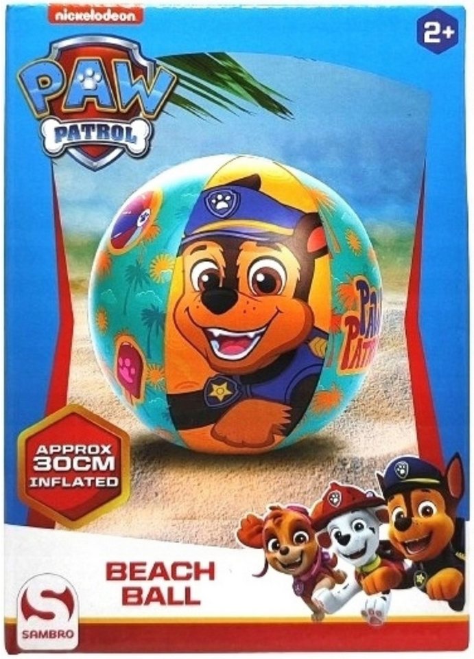 Festivalartikel Badeanzug Paw Patrol Schwimmring & Ball Set, 43/35 cm, Wasserspielzeug von Festivalartikel