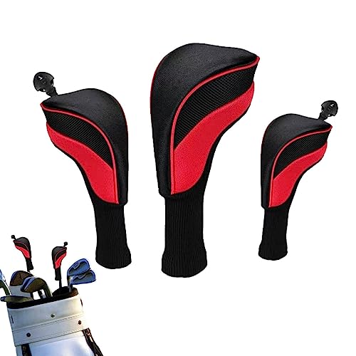 Feziwurs Kopfbedeckung für Golfputter, Schlägelkopfabdeckung für Golfputter | tragbarer Putter-Golfschlägerschutz mit Verschluss für Anfänger und Liebhaber von Feziwurs