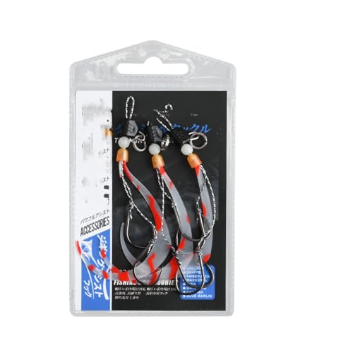 Fhsqwernm Packung 3 Jigs Köder Weich von Fhsqwernm