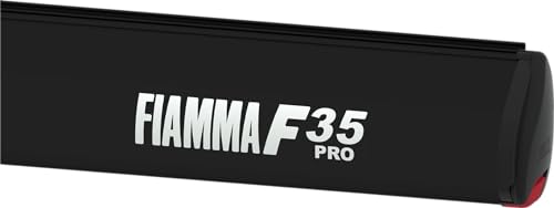 Sonnensegel F35 Pro 220 - Deep Black - Deluxe Grey von Fiamma