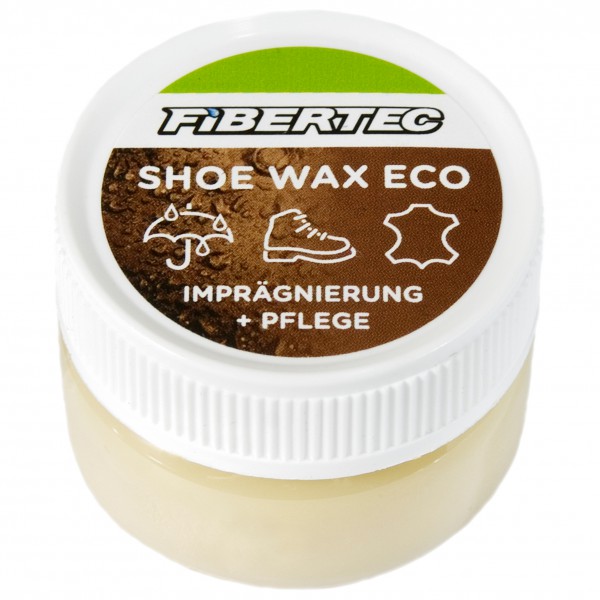 Fibertec - Shoe Wax Eco Mini - Schuhpflege Gr 28 ml braun/weiß von Fibertec