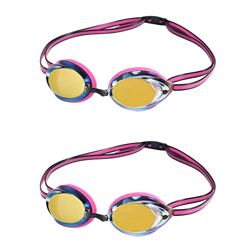 Ficher 2X Unisex Kind Erwachsene Schwimmen Brille Anti- Wasserdicht Keine Auslaufende Schwimmen Brille von Ficher